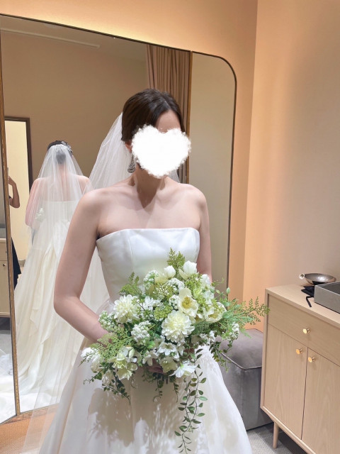 ちゃみさんのウエディングドレスの写真