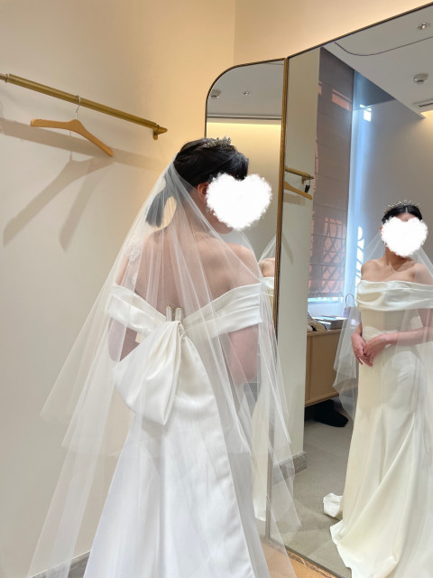 ちゃみさんのウエディングドレスの写真