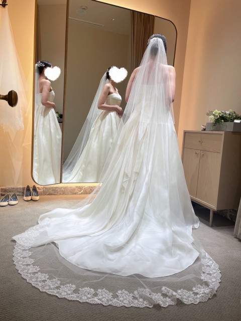 ちゃみさんのウエディングドレスの写真
