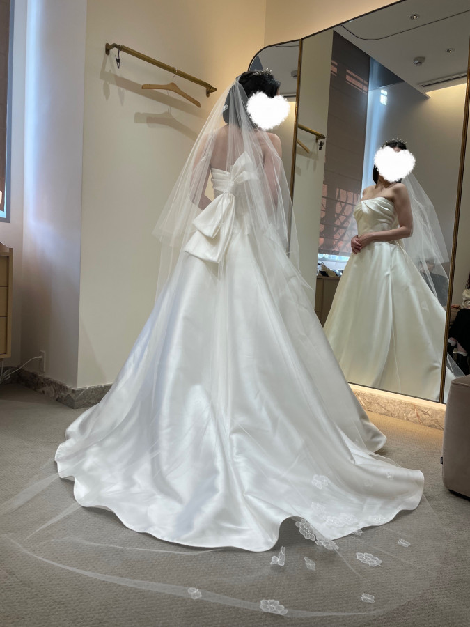 ちゃみさんのウエディングドレスの写真