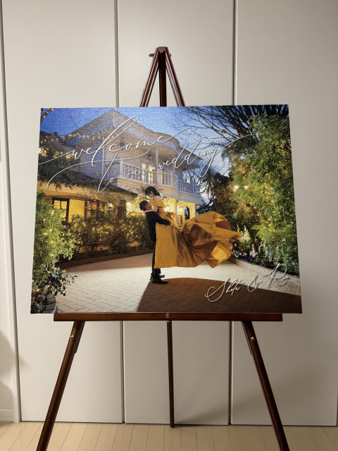 麻婆豆腐さんのウェルカムボードの写真