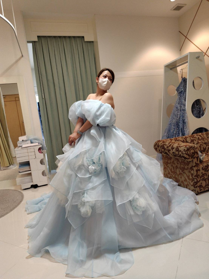 むぅさんのウエディングドレスの写真