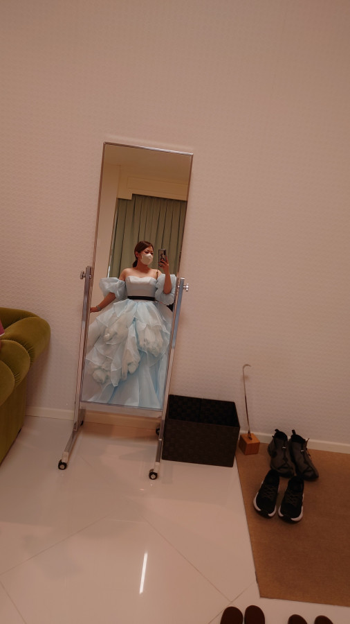 むぅさんのウエディングドレスの写真
