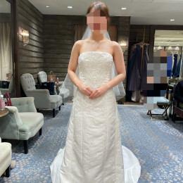 ちゃさんのウエディングドレスの写真