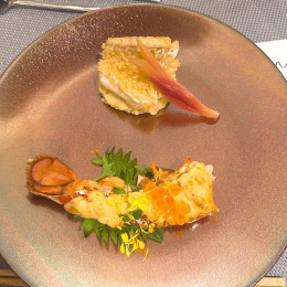 妊娠7ヶ月の花嫁さんの料理・ドリンクメニューの写真