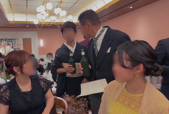 妊娠7ヶ月の花嫁さんの料理・ドリンクメニューの写真