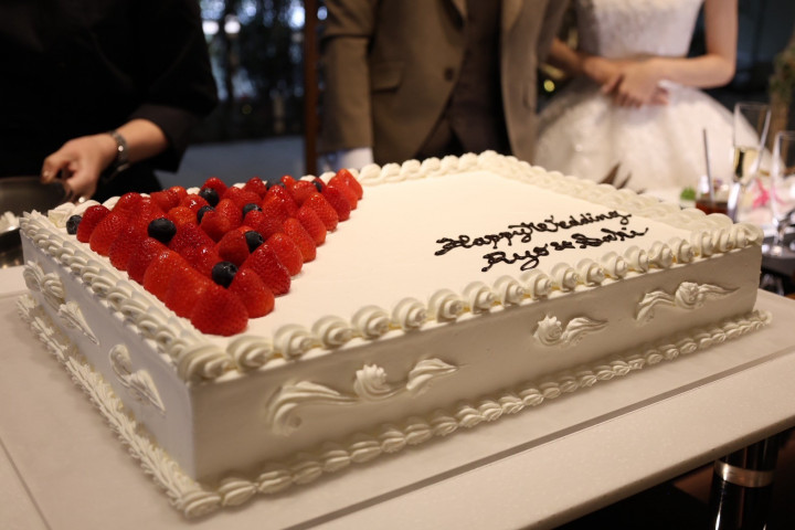 さきさんのウエディングケーキの写真