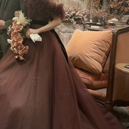 ゆうなさんのカラードレスの写真