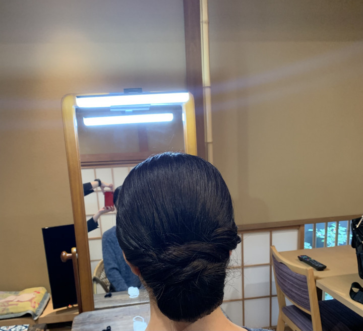 たけさんのヘアメイクの写真