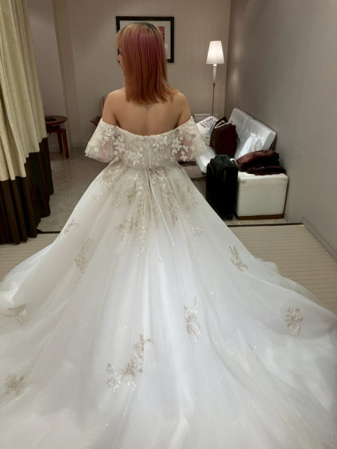 れいさんのウエディングドレスの写真