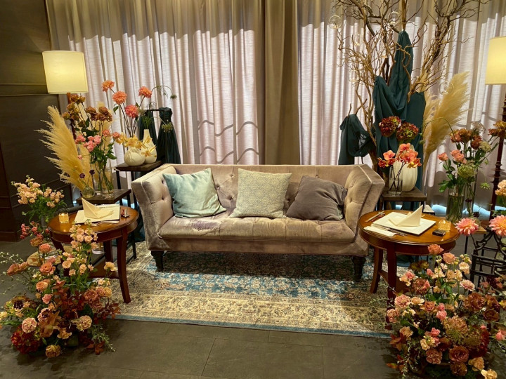 うさぎさんの会場装飾アイテムの写真