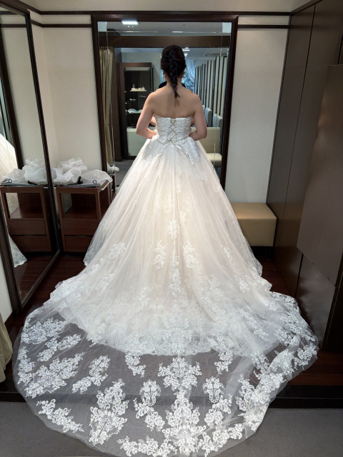 キャロットさんのウエディングドレスの写真