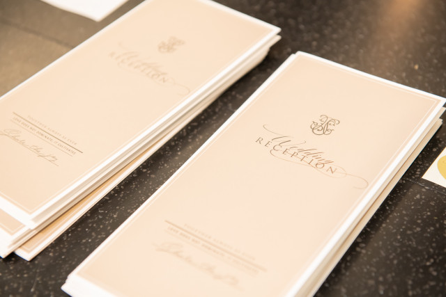 キャロットさんの席次表・メニュー表の写真