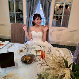 みみさんのウエディングドレスの写真