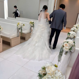 みみさんのウエディングドレスの写真