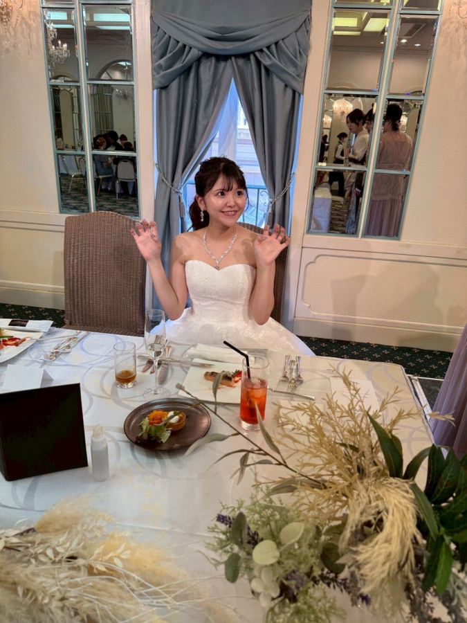 みみさんのウエディングドレスの写真