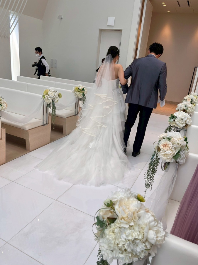 みみさんのウエディングドレスの写真