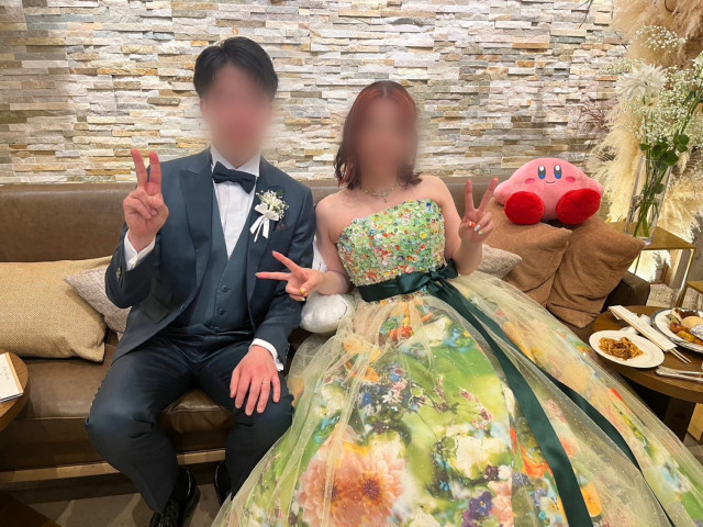 ゆぴさんのカラードレスの写真