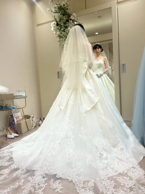 みーさんのウエディングドレスの写真