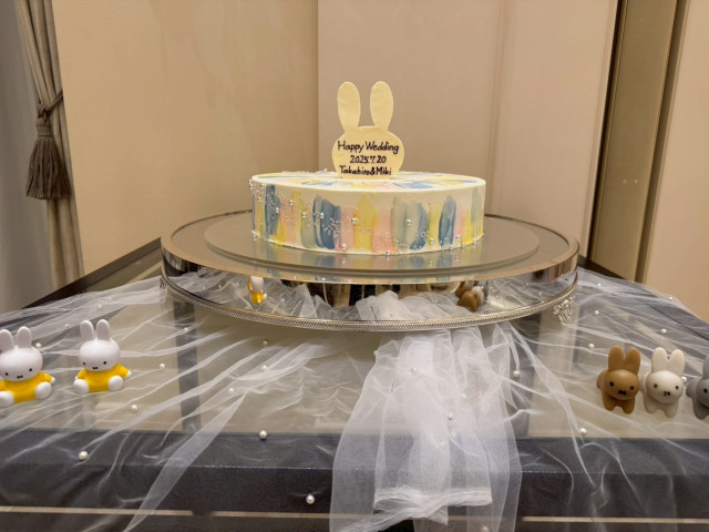 みーさんのウエディングケーキの写真