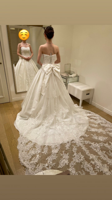 なーさんのウエディングドレスの写真