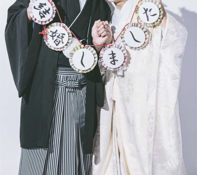 hさんの前撮りの写真