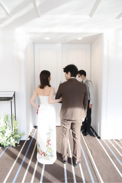 demeさんのウエディングドレスの写真
