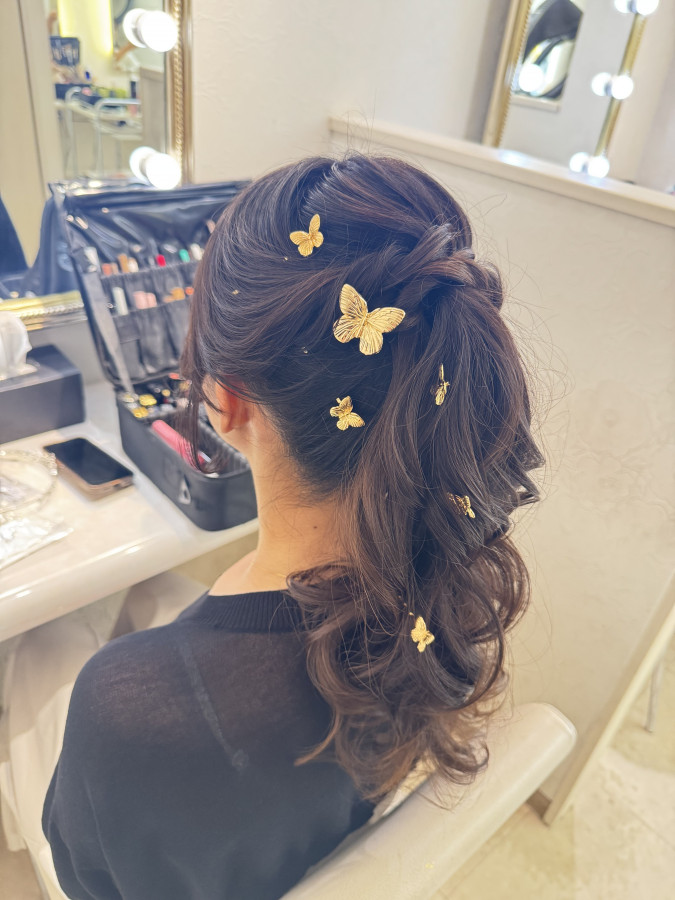 にゃんさんのヘアメイクの写真