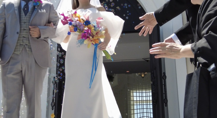 kさんのブーケ・ブートニアの写真
