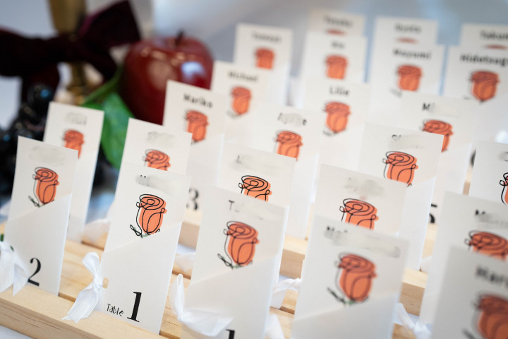 toyouさんの席次表・メニュー表の写真