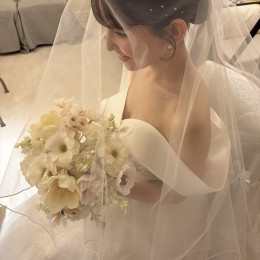 ももさんのウエディングドレスの写真
