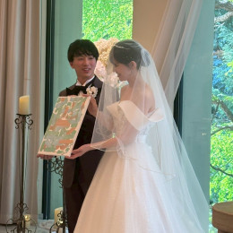 ももさんのウエディングドレスの写真