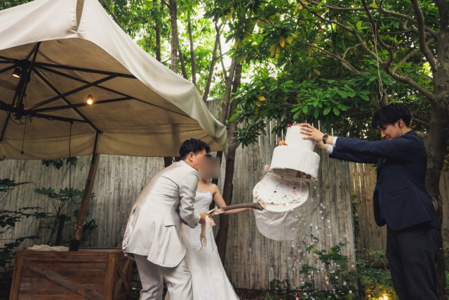 Oliさんのウエディングケーキの写真