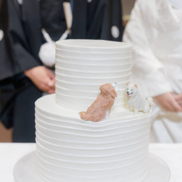 きーぼうさんのウエディングケーキの写真
