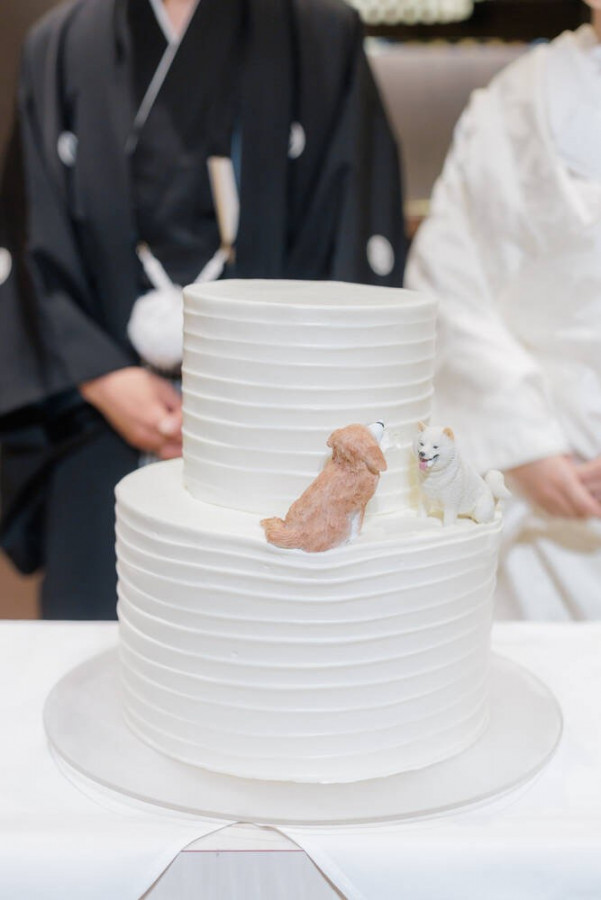 きーぼうさんのウエディングケーキの写真