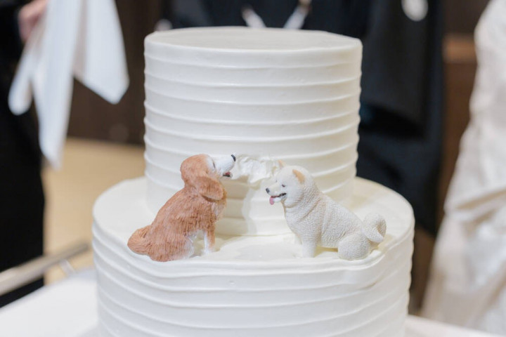 きーぼうさんのウエディングケーキの写真