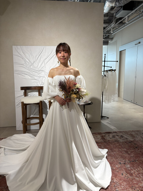 ほなさんのウエディングドレスの写真