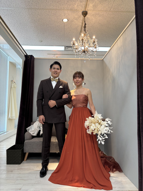 ほなさんのカラードレスの写真