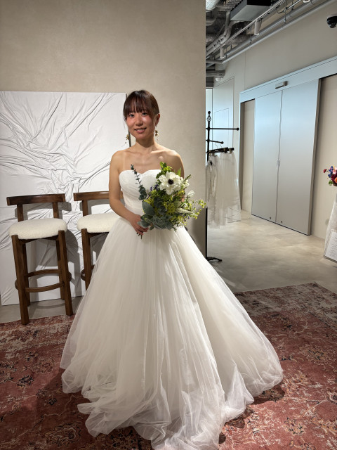 ほなさんのウエディングドレスの写真