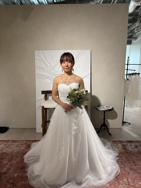 ほなさんのウエディングドレスの写真