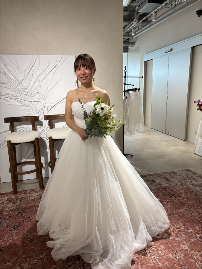 ほなさんのウエディングドレスの写真