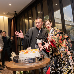 みーちゃんさんのウエディングケーキの写真