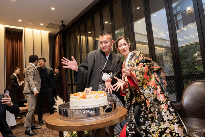 みーちゃんさんのウエディングケーキの写真