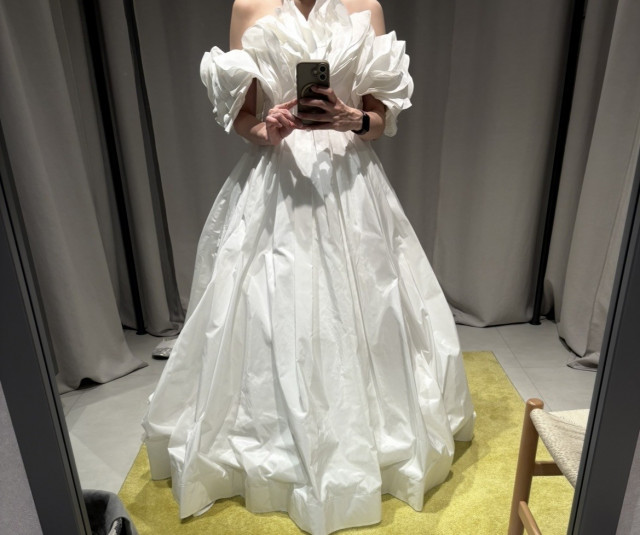 でめさんのウエディングドレスの写真