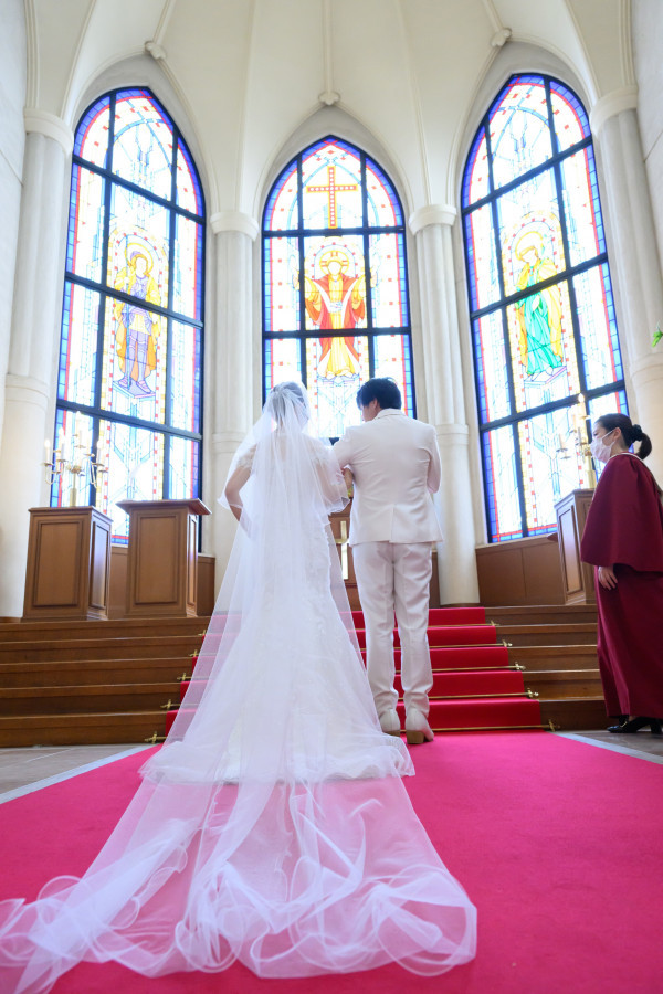 ユリさんのウエディングドレスの写真