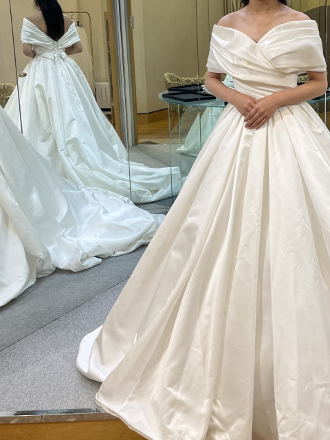ぷぷぷさんのウエディングドレスの写真