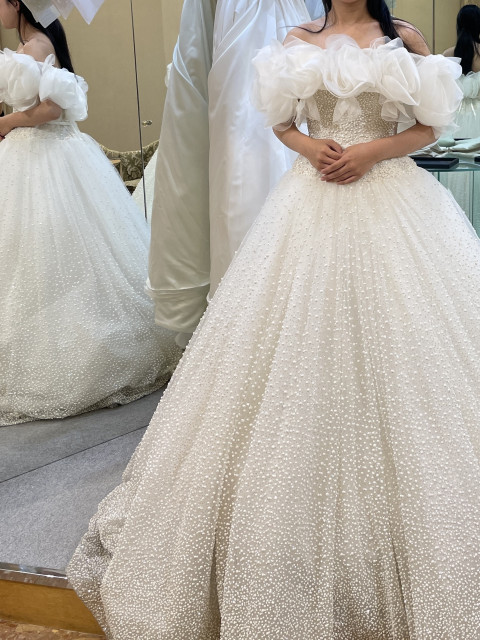 ぷぷぷさんのウエディングドレスの写真