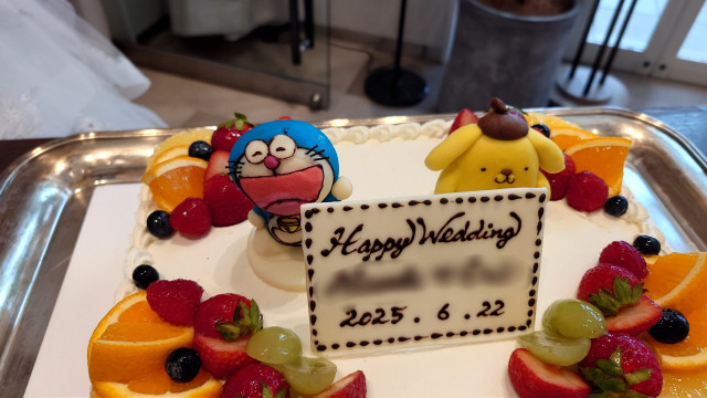 ヒロさんのウエディングケーキの写真