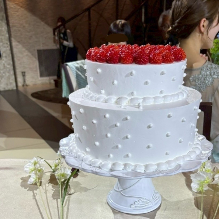 Happyさんのウエディングケーキの写真