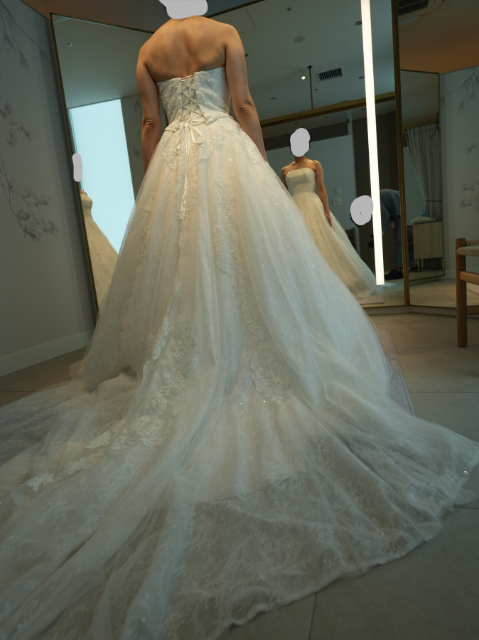 aykさんのウエディングドレスの写真